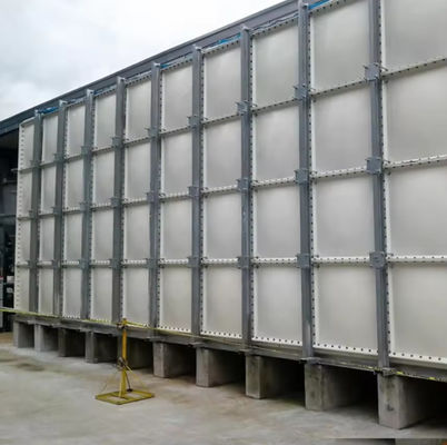 Glasvezelversterkte plastic tank GRP-paneel watertenk 1000L-1000000L capaciteit