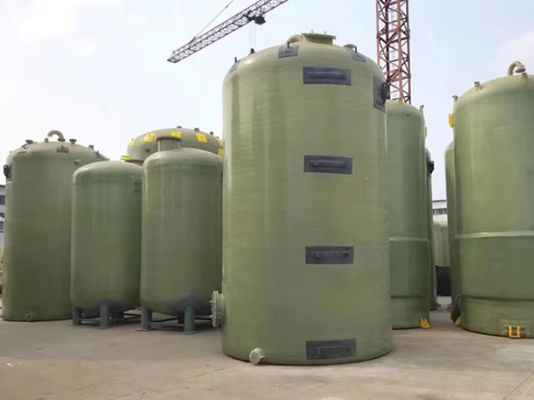 Meerdere media GRP FRP opslagtank Grote capaciteit Verticale horizontale vorm