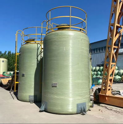 Industriële chemische FRP GRP Verticale opslagbank FRP-container 2000x3350