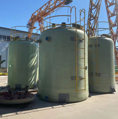 Industriële chemische FRP GRP Verticale opslagbank FRP-container 2000x3350