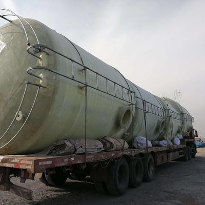 200m3 Frp opslagtank Optioneel niveau meetmeter aangepaste inlaatdiameter