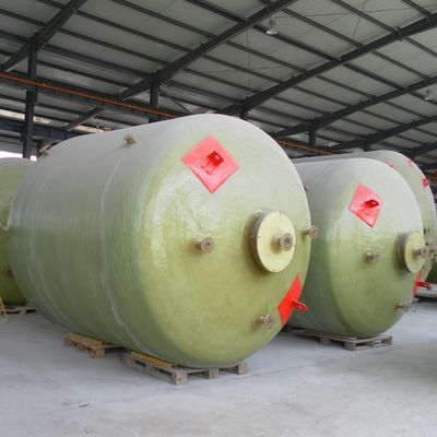 Corrosiebestendigheid Chemische opslag FRP tank met op maat gemaakte paneldikte