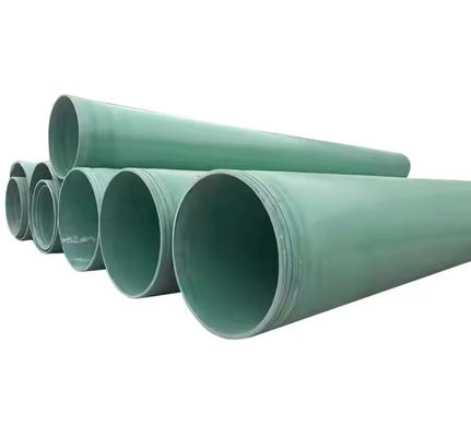 Op maat gemaakte FRP-mortelbuis Glasvezelversterkte kunststofbuis Grote diameter