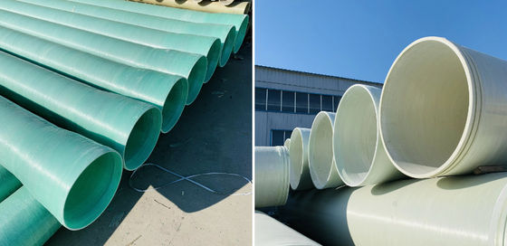 Glasvezel Glasvezelversterkt Frp Plastics Mortar Pipes Grp Pipe Sand Pipe Anti Corrosion
