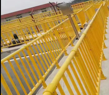 Glasvezel Frp Grp Zaalboerderij Handrail Tuin GRP Handrail Bewakingsrail Zaalpost