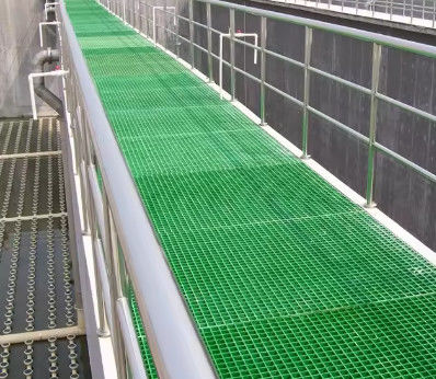 UV-vrij glad FRP gegoten glasvezel rooster 38x38x38mm GRP boomrooster