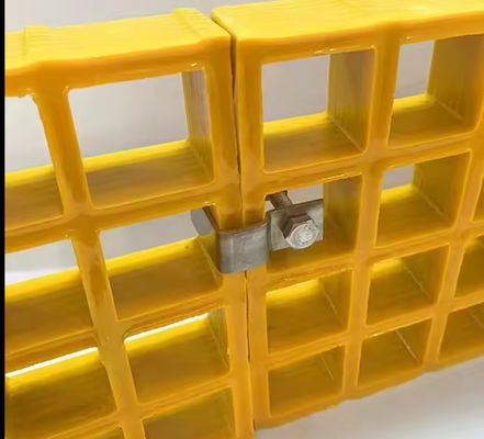 Aanpasbaar formaat Kleur Dikte FRP rooster, Pultrusion glasvezel gegoten gaas rooster