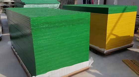 Aanpasbaar formaat Kleur Dikte FRP rooster, Pultrusion glasvezel gegoten gaas rooster