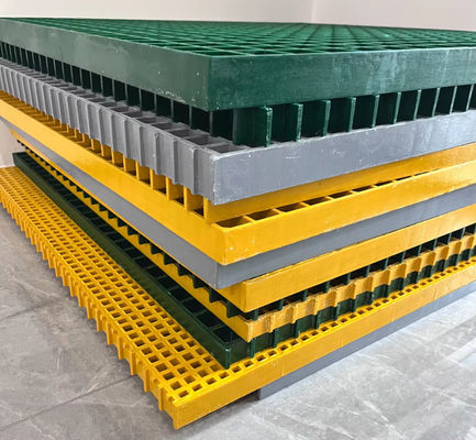 40x40x30mm Solar Roof Top Panel Mesh Voetganger Walkway Glasvezel Griet