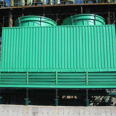 OEM Vierkant FRP GRP Cross Flow Cooling Tower Licht Gewicht Op maat gemaakte maat