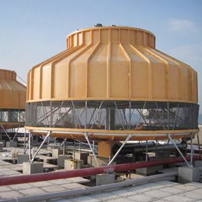 OEM Vierkant FRP GRP Cross Flow Cooling Tower Licht Gewicht Op maat gemaakte maat
