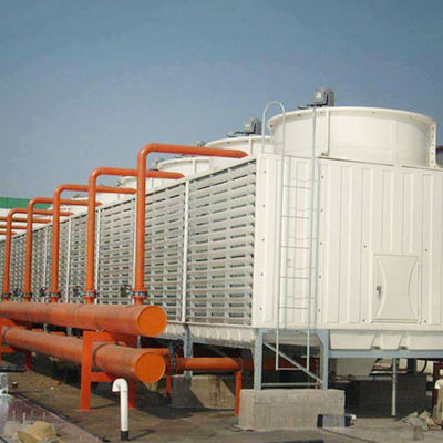 OEM Vierkant FRP GRP Cross Flow Cooling Tower Licht Gewicht Op maat gemaakte maat