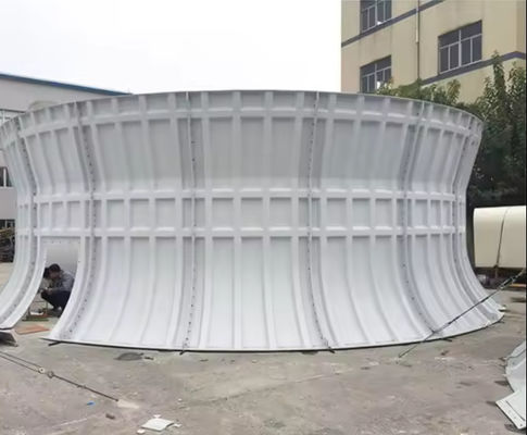 FRP-structuur Industriële koeltoren FRP-ventilatorstapel Aanpasbare dikte