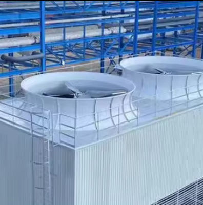 FRP-structuur Industriële koeltoren FRP-ventilatorstapel Aanpasbare dikte