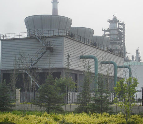 Tegenstroom GRP FRP structuur Koeltoren 50-5000 ton Capaciteit Op maat gemaakte kleur