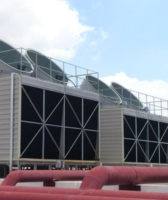 Tegenstroom Frp Vierkante koeltoren GRP Crossflow koeltoren OEM grootte