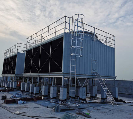 Industriële water FRP koeltoren GRP tegenstroom en crossflow 10-1000m3/h