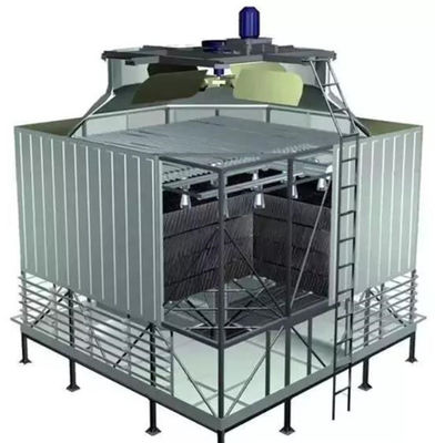 GRP-FRP-type cirkelkoeltoren 500-1000 ton Snelle temperatuurreductie