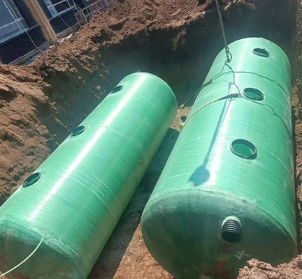 Waterzuivering FRP Septic Tank Ondergrondse afvalwaterzuiveringsinstallatie