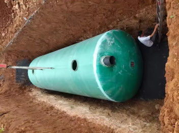Waterzuivering FRP Septic Tank Ondergrondse afvalwaterzuiveringsinstallatie