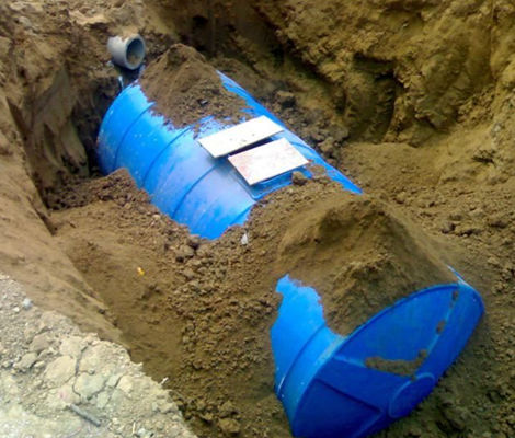 Hoogsterkte FRP GRP septische tank voor de behandeling van menselijke en dierlijke ontlasting