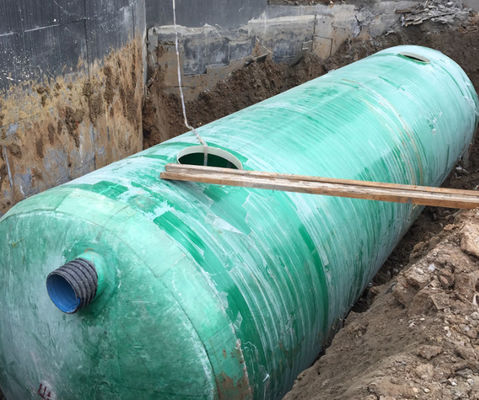 Met vezels versterkte septic tank van kunststof Septic tank van glasvezel