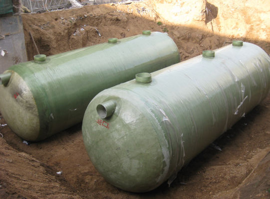 Met vezels versterkte septic tank van kunststof Septic tank van glasvezel