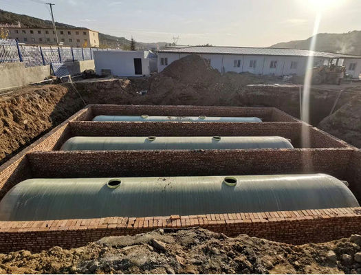 1000L FRP Bio Septic Tank Geen lekkage Glasvezel rioolvaten Afvalwaterbehandeling