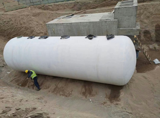 1000L FRP Bio Septic Tank Geen lekkage Glasvezel rioolvaten Afvalwaterbehandeling