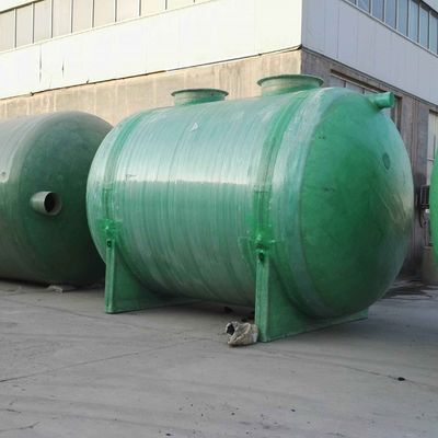 1-150 m3 capaciteit Frp-drukvat voor ondergrondse afvalwaterzuivering