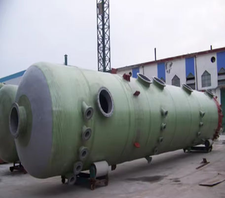 FRP Bubble Tower GRP Glasvezel Ammoniak Absorptie Toren Voor Verontreiniging Industrie