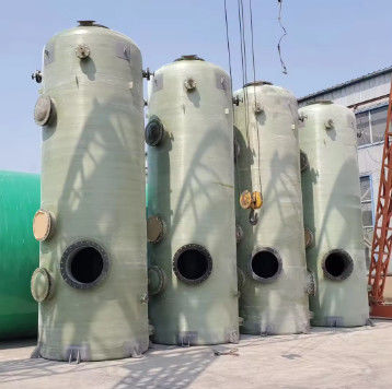 FRP materiaal Luchtzuivering Industrieel afvalgas toren GRP watergas schoonmaak toren