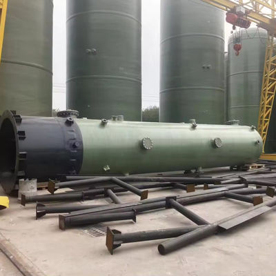 Glasvezel FRP zuurmist absorptie toren GRP HCL zoutzuur opslagcontainer