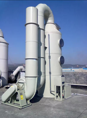 Multicolor gelcoat biogas FRP zuurmist absorptie toren