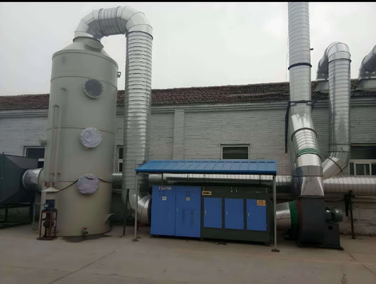 Multicolor gelcoat biogas FRP zuurmist absorptie toren