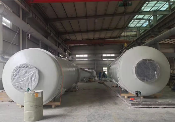 Acid Mist / Ammoniak Mist Scrubber Absorptie Toren Met cilindrische FRP-structuur