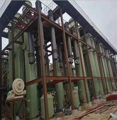 Industriële glasvezel GRP Frp Absorptie toren voor afvalzuurgaszuivering