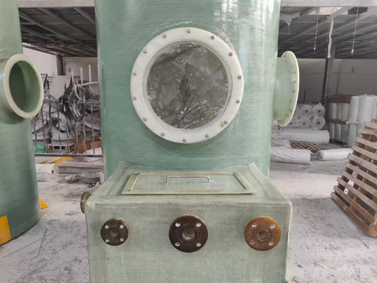 Hoge sterkte FRP-absorptietoren cilindrische zuiveringstoren voor zuur-alkali-mist