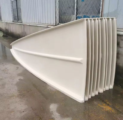 Warmte-isolatie Frp Arched Wastewater Tank Cover Anti-aging voor rioolwatertank