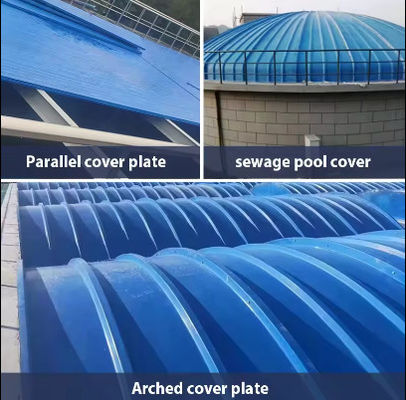 Gasverzamelende afvalwaterreservoir dekking FRP GRP afvalwaterreservoir dekking hoge sterkte