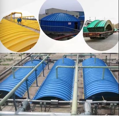 Professionele afvoer zwembad GRP deksel plaat, gas verzamel hoed FRP dakplaat