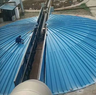 Professionele afvoer zwembad GRP deksel plaat, gas verzamel hoed FRP dakplaat