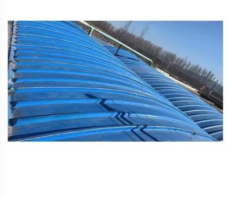 Multicolor Frp afvalwatertank bedekt boog gas verzamelen kap bedekken regenbestendig