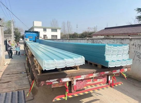 Doorzichtige warmte-isolatie polycarbonaat transparante FRP dakplaten glasvezel