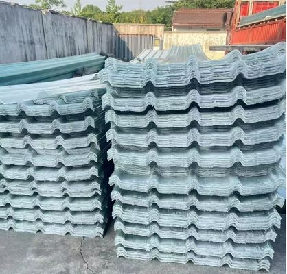 Doorzichtige warmte-isolatie polycarbonaat transparante FRP dakplaten glasvezel