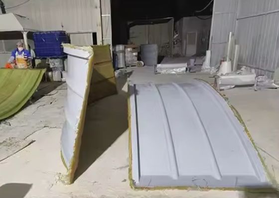 Industriële FRP-dekking Plaat Waterbehandeling Rioleringstank Glasvezel Frp Boogdekking