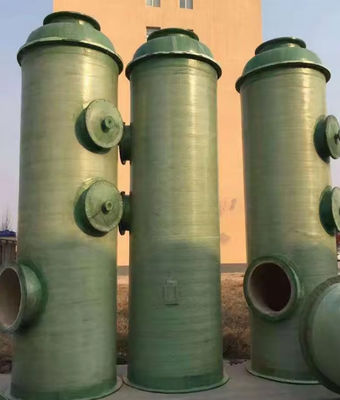 Lange levensduur industriële FRP-ontzwavelingstoren / GRP-gaszuiveringsreiniger