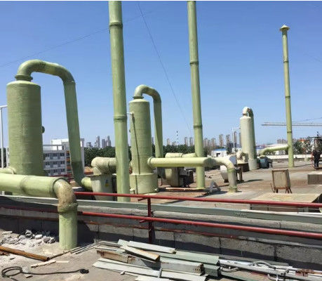 Afvalgas ontzwavelingsreiniger / gasreiniger Industriële glasvezel GRP FRP toren