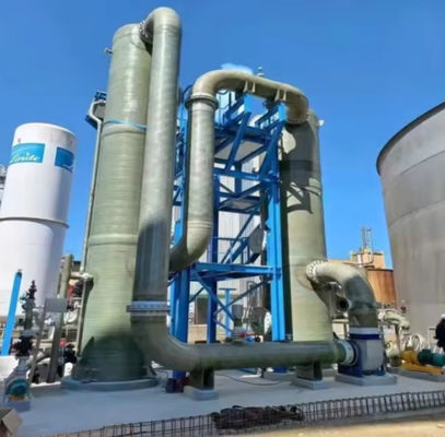 Afvalgas ontzwavelingsreiniger / gasreiniger Industriële glasvezel GRP FRP toren