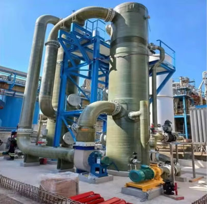 Glasvezel FRP GRP Afvalgas Ontzwaveling Toren Voor Afvoergaszuivering